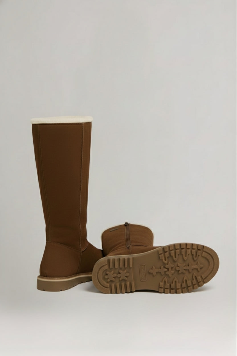 Clara | Damen-Winterstiefel in Wildlederoptik