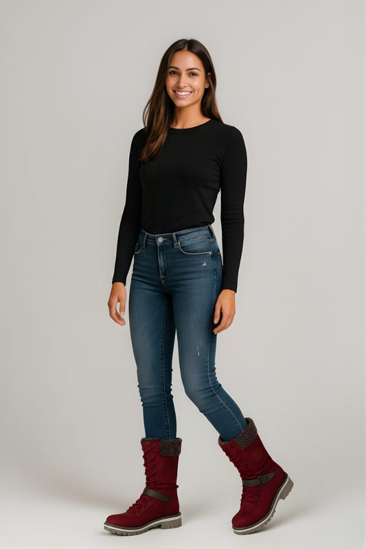 Maya | Wasserdichte Winterstiefel für Damen mit Fleecefutter